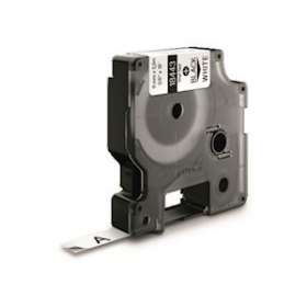 Ruban Vinyle coloré 9 mm x 5,5 m Noir/Blanc|NWL France-DYM18443