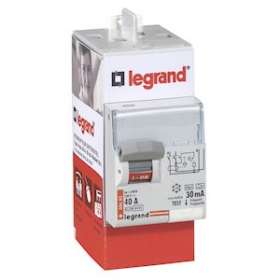 Interrupteur différentiel bipolaire - typeF 30mA arrivée haut/départ haut 40A|Legrand-LEG092828