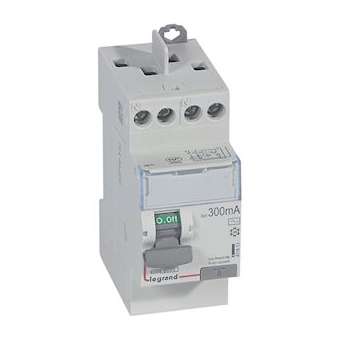 Interrupteur différentiel DX³-ID haut/haut vis - 2P 230V~ 25A AC 300mA - 2 mod|Legrand-LEG411613