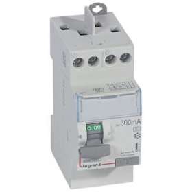 Interrupteur différentiel DX³-ID haut/haut vis - 2P 230V~ 25A AC 300mA - 2 mod|Legrand-LEG411613