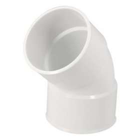 Coude ff 45' d.80 blanc|Nicoll-NCLCR44GTB