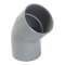 Coude mf 45' d.80 gris