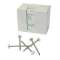 Clou inox embout plastique lg.40mm blanc