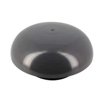 Chapeau ventilation avec moust. d.140 anth|Nicoll-NCLCC14M