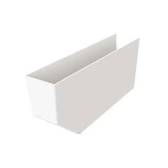 Cache panne larg. 10 cms long. 60 cms blanc|Nicoll-NCLCPAN1006B