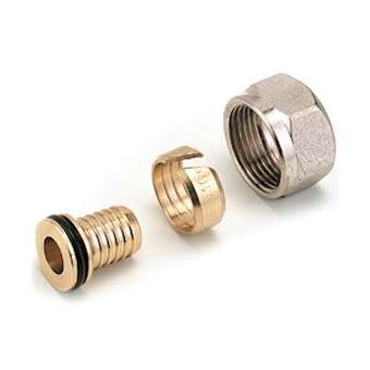 Raccord à compression pour tube PER 3/4E-20x1,9 finition nickelé|Comap-CMPA731003001