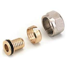 Raccord à compression pour tube PER 3/4E-20x1,9 finition nickelé|Comap-CMPA731003001
