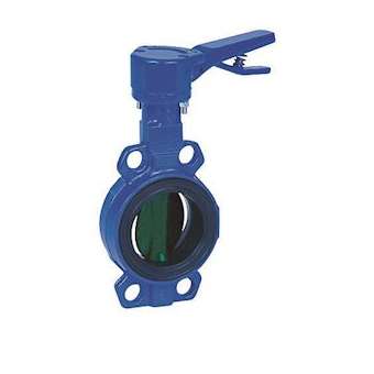 VANNE PAPILLON POIGNEE CRANTEE EN FONTE DUCTILE OREILLES DE CENTRAGE DN100|Adg-AF9471-100