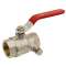 VANNE F/F A PURGE LAITON LEVIER PLAT ROUGE 2'