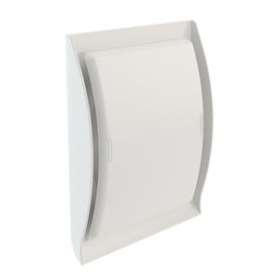 Grille design -tube d125 conf. regl gaz blanc|Nicoll-NCLGDT125B