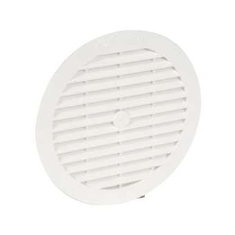 Grille men.ronde tuyau fibre 125|Nicoll-NCLBC125