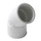 Coude simple ff 45' d.32 blanc