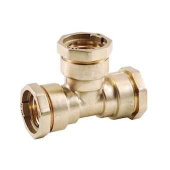 TE LAITON A COMPRESSION PEHD 25X25X25|Adg-AF9800T-25