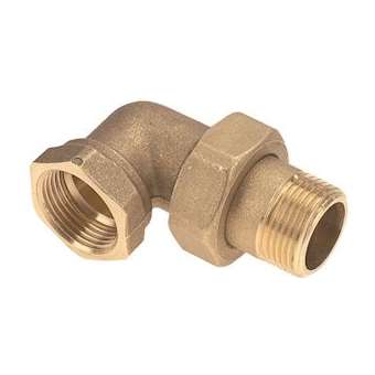 COUDE UNION M/F LAITON 1/2' + JOINT CONIQUE|Adg-AF998L-15