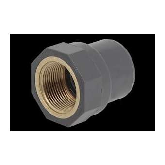 Manchon d.40 avec taraudage 40/50x1'1/4 laiton|Nicoll-NCLBMML40N