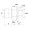 VSH SudoPress Inox raccord union fileté FF 15xRp1/2
