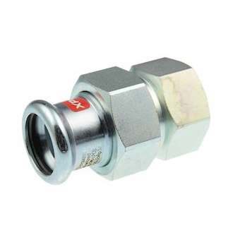 VSH XPress Carbone raccord union fileté FF 15xRp1/2|Aalberts Integrated Piping Systems BV-IPH6208906