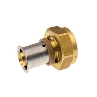 VSH MultiPress laiton raccord de transition Euroconus FF 16x3/4|Aalberts Integrated Piping Systems BV-IPH3823701