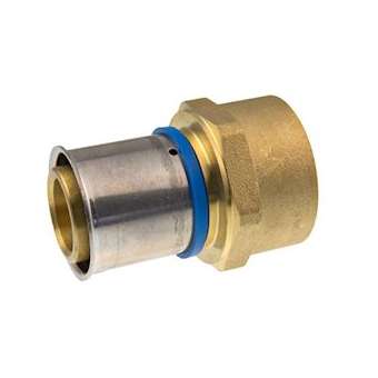VSH MultiPress laiton raccord de transition FF 40xG1 1/2|Aalberts Integrated Piping Systems BV-IPH3821048