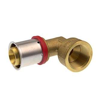 VSH MultiPress laiton équerre transition 90° FF 25xG3/4|Aalberts Integrated Piping Systems BV-IPH3821587