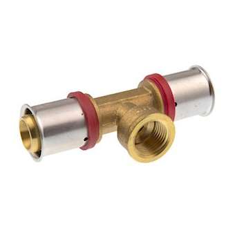 VSH MultiPress laiton té fileté FFF 25xG1/2x25|Aalberts Integrated Piping Systems BV-IPH3821862