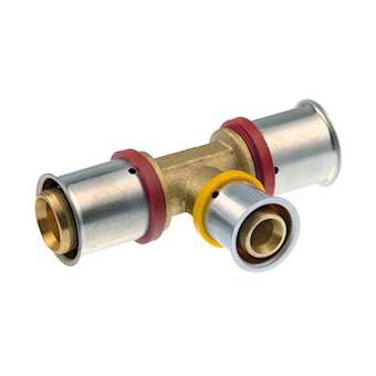 VSH MultiPress laiton té réduit FFF 50x40x50|Aalberts Integrated Piping Systems BV-IPH3821983