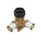 VSH MultiPress laiton culasse murale duo 90° FFF 16x16xG1/2|Aalberts Integrated Piping Systems BV-IPH3822929