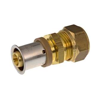 VSH MultiPress laiton raccord de transition FF 16x15|Aalberts Integrated Piping Systems BV-IPH3823402