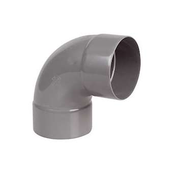 PVC Coude FF 87DEG30 125 GN|Wavin-WAV3026051
