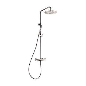 Colonne de douche ronde techno luxe 250 1jet|Paini france-PIN43RO250TH