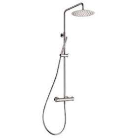 Colonne de douche ronde techno luxe 250 1jet|Paini france-PIN43RO250TH