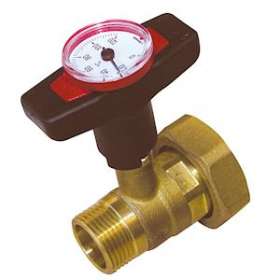 VANNE THERMOMETRE ROUGE ECROU TOURNANT 1 1/2 - 1 M|Thermador-TMRVTR40