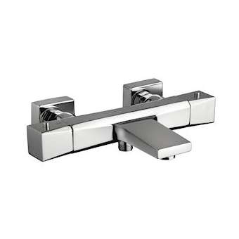 Mitigeur thermostatique square bain/douche nu f2|Paini france-PINF2CR111TH