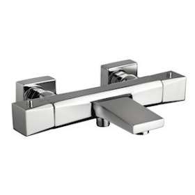 Mitigeur thermostatique square bain/douche nu f2|Paini france-PINF2CR111TH