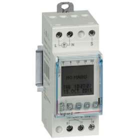 Interrupteur horaire digital program illumination ext - 1 sortie 16A 250V~|Legrand-LEG412654