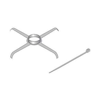 Étoile de centrage pour flexible D 110 mm (4 pièces)|De Dietrich-DDQ100002280