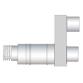 Ventouse horizontale PPS galvanisé D 160/220 mm|De Dietrich-DDQ100002401