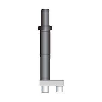 Ventouse verticale PPS galvanisé D 160/220 mm|De Dietrich-DDQ100002400