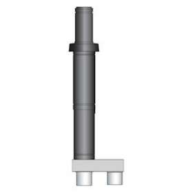 Ventouse verticale PPS galvanisé D 160/220 mm|De Dietrich-DDQ100002400