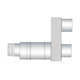 Ventouse horizontale alu D 150/220 mm|De Dietrich-DDQ100002469