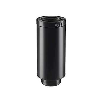 ELT DROIT FINITION 150TZ 150EM Couleur: NOIR MAT - RAL 9019 EDP 150TZ150EM|Poujoulat-PJT211500159019