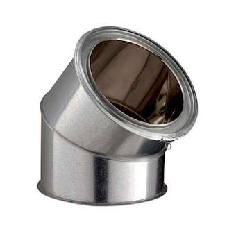 ELEMENT DE COUDE 45DEG 0:150 ELEMENT DE COUDE 45DEG 0:150 EC 45DEG-150|Poujoulat-PJT321500210