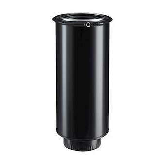 ELT DROIT FINITION 230IG...EM Diamètre 150 Ral 9019 NOIR MAT EDP 230I...EM|Poujoulat-PJT322300158