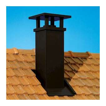 Tradinov carrée grand hauteur pour conduit Inox-Galva|Poujoulat-PJT0323001437