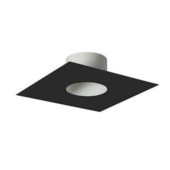 PLAQ.FINIT.TUBAGE30X30 150EM Couleur: NOIR MAT - RAL 9019 PFT30X30 150EM|Poujoulat-PJT561505549019