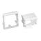 Adapter, 45x45mm, 2 Port Sloped Shuttere