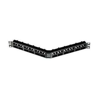 Patch Panel, Mini-Com 48-Port, High Dens|-PUICPA48HDBL