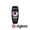 SmartHome ZB Gent Télécommande 2xAAA Avec support mural Noir plast