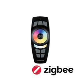 SmartHome ZB Gent Télécommande 2xAAA Avec support mural Noir plast|Paulmann-PUA50067