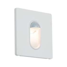 Kit Encastré mur capteur carré 1x2,7W 2700 K 230 V blanc /plastique|Paulmann-PUA92923